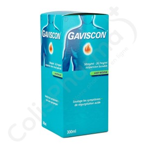 Gaviscon Muntsmaak - Suspensie voor oraal gebruik 300 ml