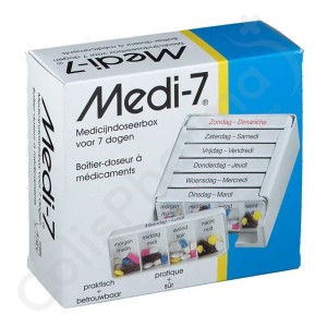 Medi-7 Pilulier 7 jours - 1 pilulier