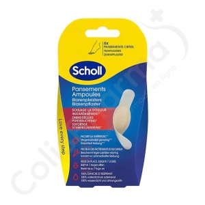 Scholl Pansements Ampoules Orteil - 6 pièces
