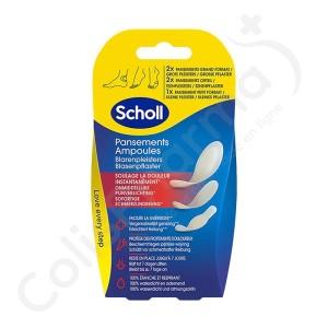 Scholl Pansements Ampoules Format Mix Talon Orteil - 5 pièces