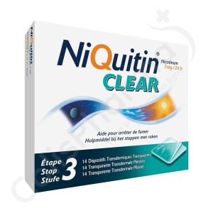 NiQuitin Clear 7 mg - 14 pleisters