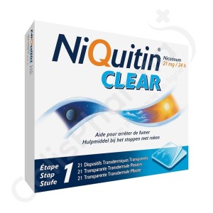 NiQuitin Clear 21 mg - 21 pleisters