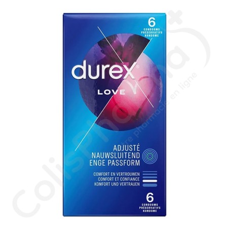Durex Love - 6 préservatifs Durex Love - 6 préservatifs