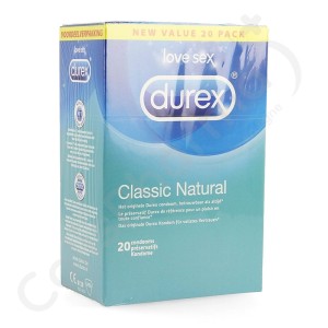 Durex Classic - 20 préservatifs