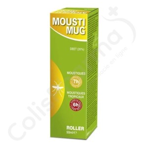 Moustimug Lait anti-moustique Roller 20% DEET - 50 ml