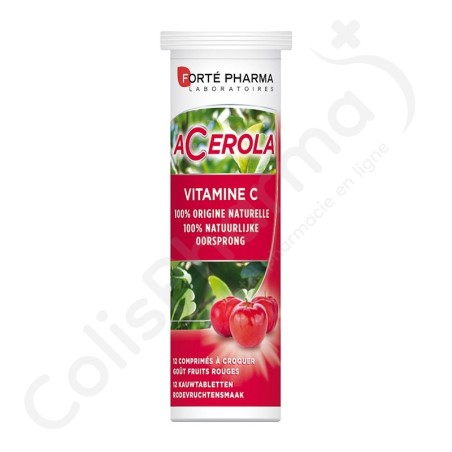Forté Pharma Acérola - 12 comprimés Forté Pharma Acérola - 12 comprimés