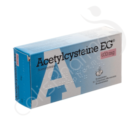 Acetylcysteine EG 600 mg - 30 comprimés effervescents