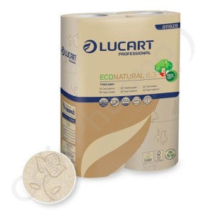 Lucart Econatural toiletpapier - 6 rollen