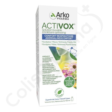Activox Confort respiratoire - Sirop 150 ml