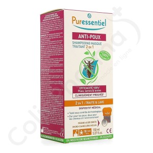 Puressentiel Anti-poux Shampooing 2en1 - 150 ml + peigne