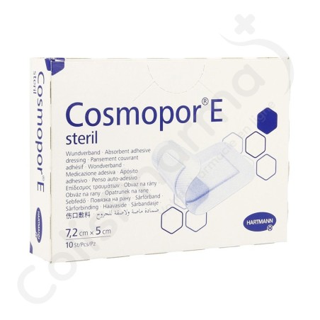 Cosmopor E 7,2 x 5 cm - 10 steriele verbanden