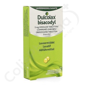 Dulcolax Bisacodyl 5 mg - 40 comprimés enrobés