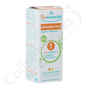Puressentiel Huile Essentielle Gingembre Bio - 5 ml