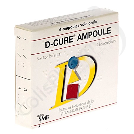 D-Cure 25 000 UI - 4 ampoules