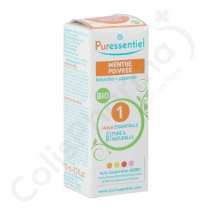 Puressentiel Huile Essentielle Menthe Poivrée Bio - 10 ml
