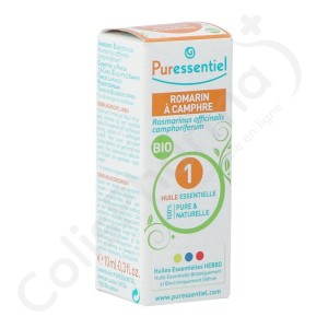 Puressentiel Huile Essentielle Romarin A Camphre Bio -10 ml