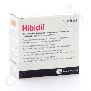 Hibidil 50 mg - 10 x 15 ml