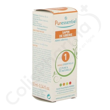 Puressentiel Essentiele Olie Siberische Spar - 10 ml