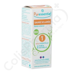 Puressentiel Huile Essentielle Sauge Sclarée Bio - 5 ml
