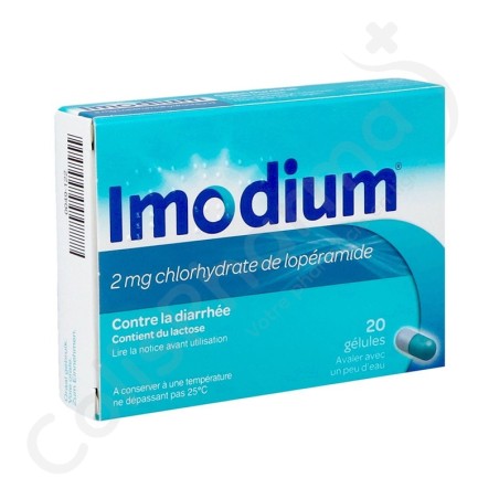 Imodium 2 mg - 20 gélules Imodium 2 mg - 20 gélules