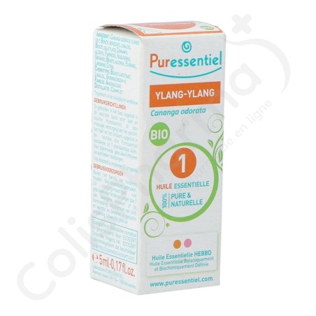 Puressentiel Huile Essentielle Ylang Ylang Bio - 5 ml Puressentiel Huile Essentielle Ylang Ylang Bio - 5 ml