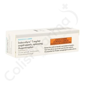 IndoOogdruppels 0,1% - Oogheelkundige oplossing 5 ml