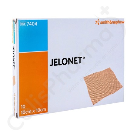 Jelonet - 10x10 cm - 10 vette pads