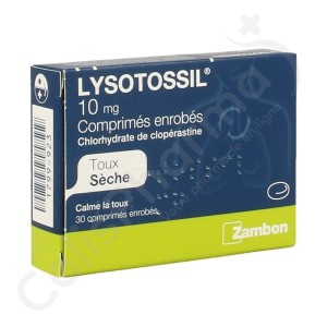 Lysotossil 10 mg - 30 tabletten