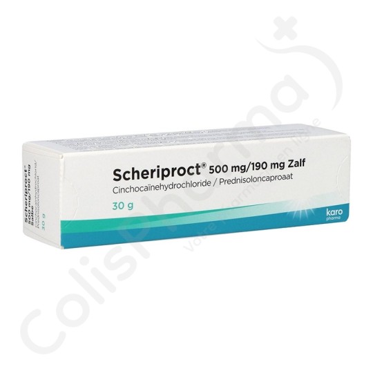 scheriproct cream 500mg/190 mg pommade 30 g