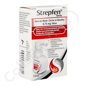 Strepfen Kers & Munt 8,75 mg - Spray 15 ml