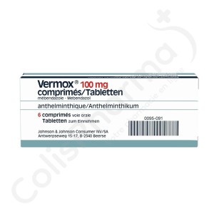 Vermox 100 mg - 6 comprimés