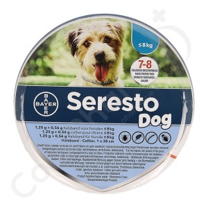 Seresto Dog <8 kg - 1 collier antiparasitaire de 38 cm