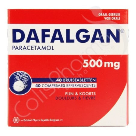 Dafalgan 500 mg - 40 bruistabletten