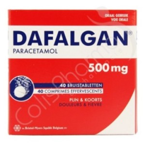 Dafalgan 500 mg - 40 comprimés effervescents