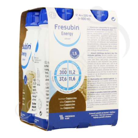 Fresubin Energy Drink Cappuccino - 4x200 ml