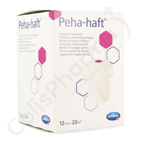 Peha-Haft Latex Free 12 cm x 20 m - 1 stuk