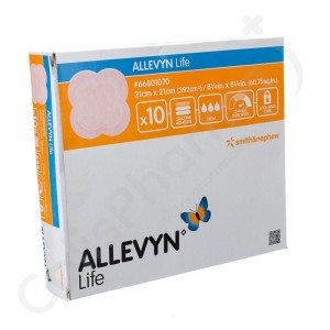 Allevyn Life - 21x21 cm - 10 stuks