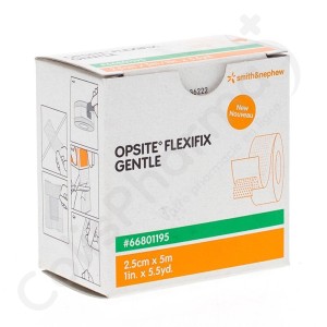 Opsite Flexifix Gentle Rouleau 2,5 cm x 5 m - 1 pièce