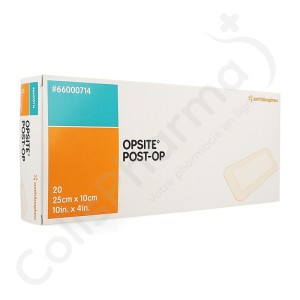 Opsite Post-Op 25x10 cm - 20 pièces
