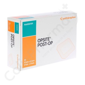 Opsite Post-Op 9,5x8,5 cm - 20 pièces