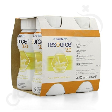 Resource 2.0 Vanille - 4x200 ml