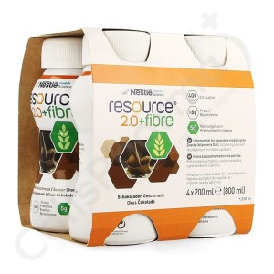 Resource 2.0 Fibre Chocolat - 4x200 ml