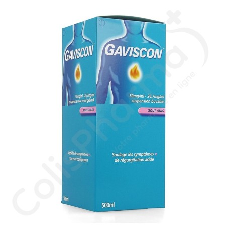 Gaviscon Anijssmaak - Suspensie voor oraal gebruik 500 ml