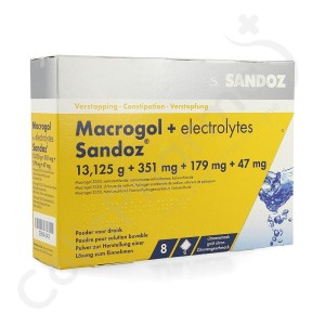 Macrogol + Electrolytes Sandoz - 8 sachets de 13,7 g