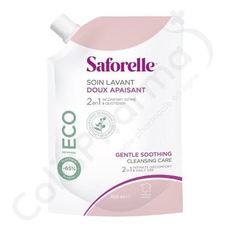Saforelle Soin Lavant Doux Eco Recharge - 400 ml