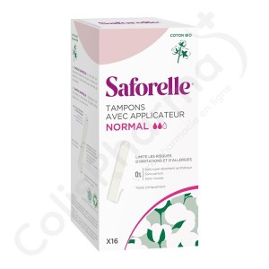 Saforelle Tampons Applicateurs Normal - 16 pièces