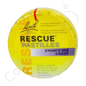 Bach Rescue - Pastilles Zwarte Bessen 50 g