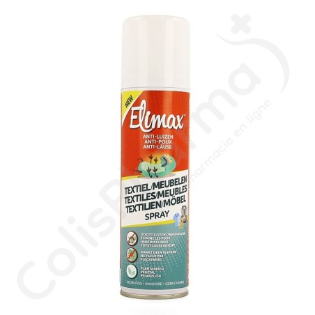 Elimax Spray Anti-Poux Textiles/Meubles - 150 ml