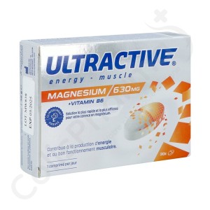 Ultractive Magnesium 630 mg - 30 tabletten