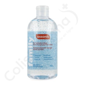 Assanis Gel hydroalcoolique sans rinçage - 500 ml